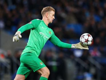 Joe Hart was in inspired form for Man City against Bayern
